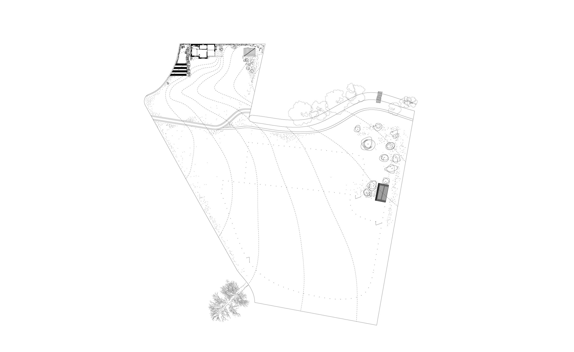 Site plan — Garden Shed and Horse Stable
